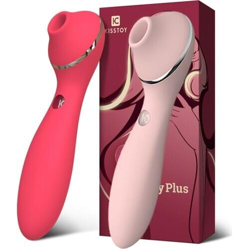 KISS TOY Polly Sucking Vibrator Clitoris Sucker Heatable Nipple Sucker G Spot Vibrator Clitoris Stimulator Adult Sex Toys Woman