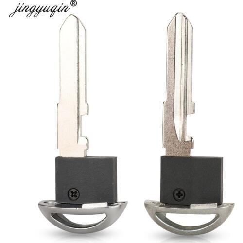 Jingyuqin Uncut Emergency Key Blade Smart Insert Key For Mazda 3 5 6 CX-5 CX-7 CX-9 MX-5 Miata RX-8 2006-2013 Replacement