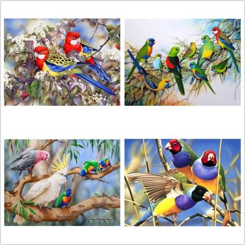 Kexinzu Diamond Painting Bird 5D DIY Diamond Embroidery Animal Cross Stitch Kit Rhinestone Mosaic Art Home Decoration