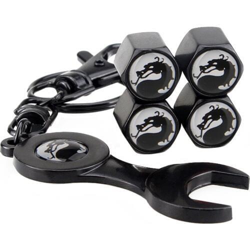 Car Styling Wheel Tire Valve Cap Airtight Cap Dragon logo for Suzuki Subaru Rover Pontiac Nissan LOTUS Lexus BMW VW MG Ford Opel