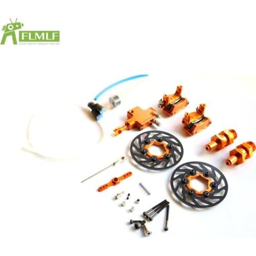 Front Hydraulic Brake System Set Fit for 1/5 HPI ROFUN BAHA ROVAN KM BAJA 5B Toys PARTS
