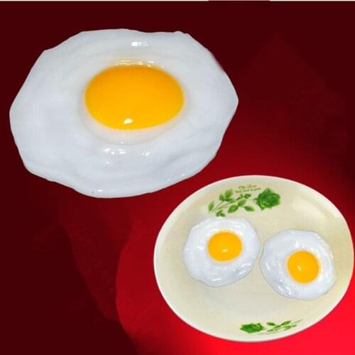 Creative Simulation Fried Egg Toys Adult Kids Funny Toy Relief Stress Gifts Prank Trick Toys Practical Jokes Toy 990067