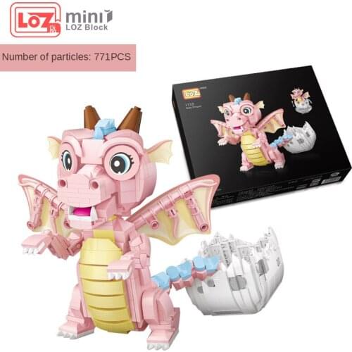 LOZ Diamond Block DIY 3D dinosaur Building Brick Model Birthday Gifts Present Toys for children Beauty sheep Animal