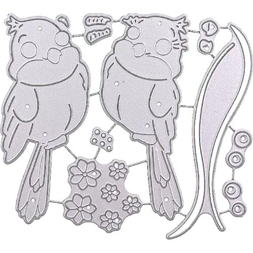 Magpie Bird Metal Cutting Dies Stencil DIY Scrapbook Album Paper Card Template