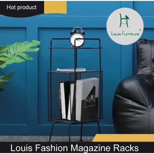 Louis Fashion Bookcases Magazine Racks Simple newspaper stand, small magazine stand in living room, sofa corner, storage rack