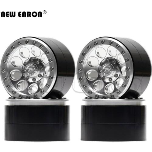 NEW ENRON Alloy 63*48*40 2.2" Beadlock Wheels Hub Rim for 1:10 RC Crawler Axial SCX10 SCX10 II 90046 RR10 KM2 YETI TRX-4 Traxxas