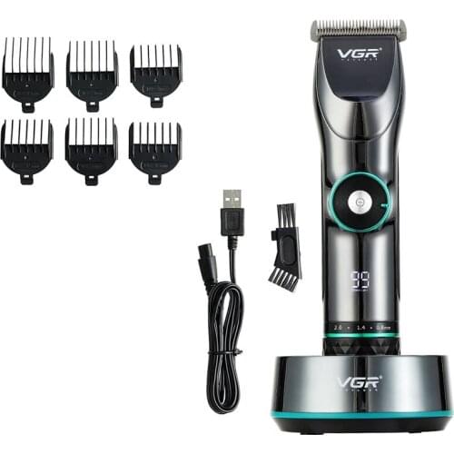 VGR Professional Hair Trimmer Kit Wet Dry Hair Clipper Beard Trimer for Men Adjustable Hair Cutting Machine