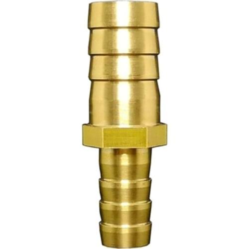 4mm 5mm 6mm 8mm 10mm 12mm 14mm 16mm 19mm 25mm 2 Way Straight Hose Barb Brass Barbed Pipe Fitting Reducer Coupler Connector