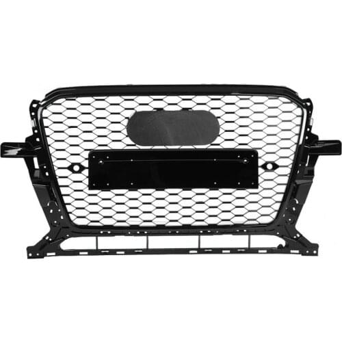 For SQ5 Style Car Front Bumper Mesh Grille Grill for Audi Q5/SQ5 8R 2013 2014 2015 2016 2017 car accessories