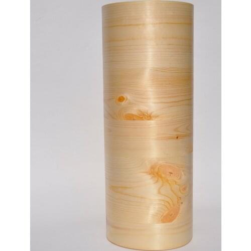 Natural Knotty Pine Wood Veneer 18"*84" with Fleece Back 1/42'' Thickness for Wallcovering Cabinets