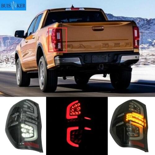 LED REAR LIGHTS TAIL LAMP LAMPS WITHE LED BRAKE TURN SIGNAL LIGHTTING FIT FOR FORD RANGER T6 T7 T8 XL XLT WILDTRACK PICKUP CAR