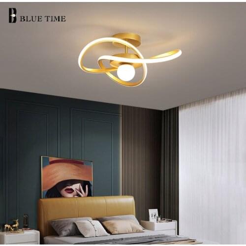Art Creative Ceiling Light Indoor Ceiling Lamp For Living Room Bedroom Dining Room Study Modern LED Lighting Fixtures Black&Gold