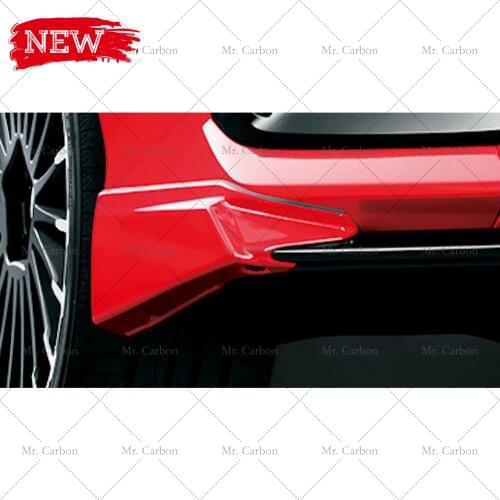 MUGEN CARBON BUMPER PROTECTION CORNER FOR HATCHBACK CIVIC FK7 CARBON FIBER REAR BUMPER SPAT TRIM BODY KIT TUNING PART FOR FK7