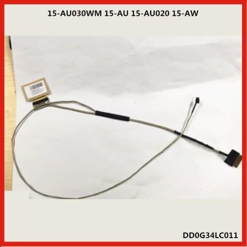 LCD Video Cable LED Screen Cable Flex Cable LCD display Cable For HP 15-AU030WM 15-AU 15-AU020 15-AW DD0G34LC011