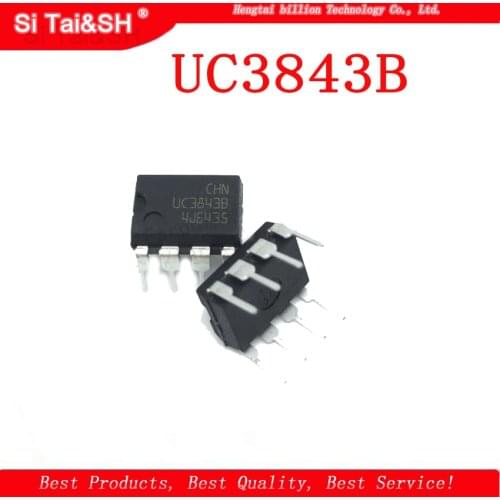 10PCS UC3843BN UC38438N UC3843B DIP-8 New current mode PWM modulation controller
