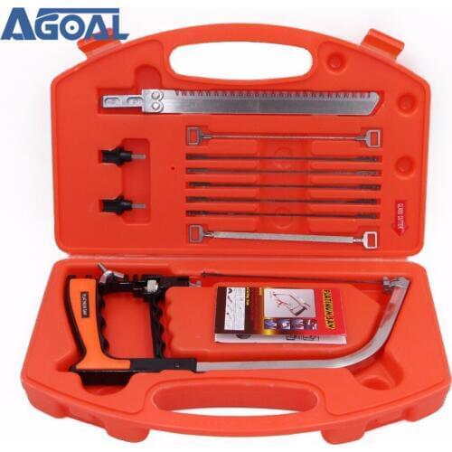 11 In 1 Multifunctional Small Size Handwork Saws Woodworking Saw Set Toolbox For RC Models Saw Blades