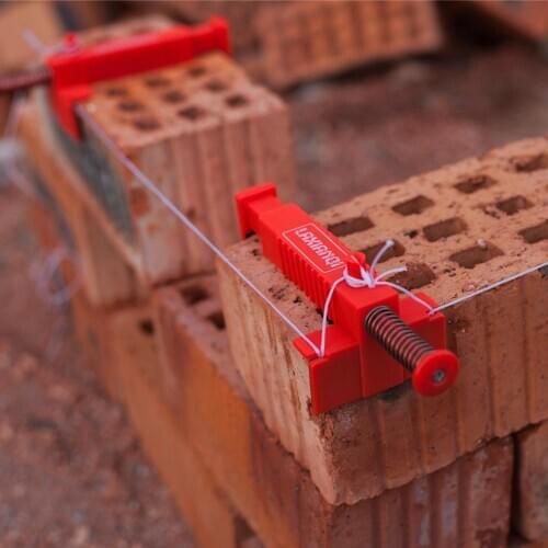 2PCS Wire Drawer Bricklaying Tool Fixer For Building Fixer Construction Fixture Brickwork Leveler Bricklayer Construction Tools