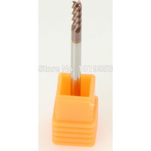 5pcs SLONS S300-1x4x50L HRC55 tungsten solid carbide end mill milling cutter for steel or copper