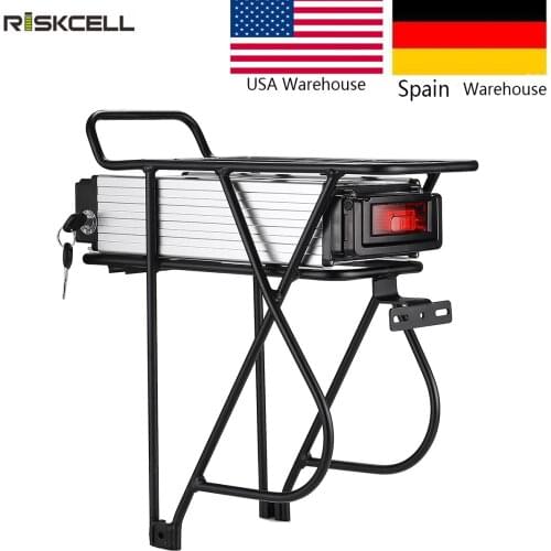 Electric bicycle Battery 1000W 750w 48V 15Ah with Rear Rack Case 48V Ebike Battery 8FUN BBSHD BBS03 Electric Bicycle Batterie