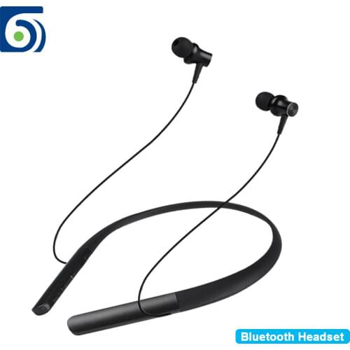 Byscoon Earphone Bluetooth 5.0 Wireless Headset Magnetic Neckband Earphones Waterproof Sport Earbud with Noise Cancelling Mic