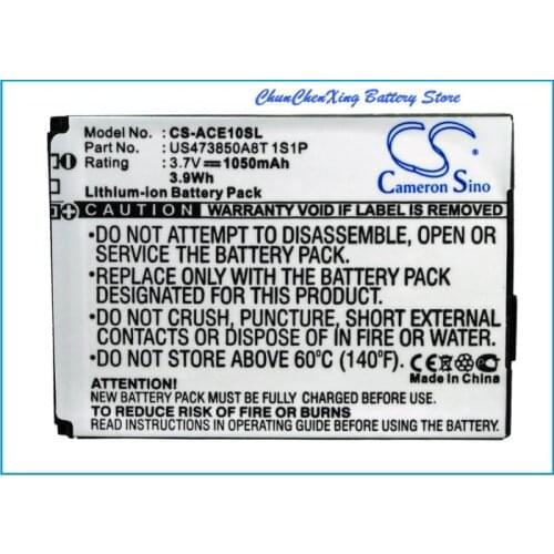 Cameron Sino High Quality Battery A7BTA040H,BT.00107.005,US473850A8T 1S1P for Acer beTouch E100,E101,E200,C1,E1
