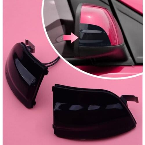 CITALL 2pcs Flowing Dynamic Turn Signals Side Mirror Indicator Lights Fit For Ford Focus MK2 Pre-Facelift 2004-2006 2007 2008