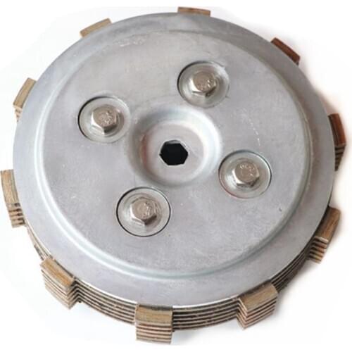 Motorcycle Engine Clutch Pad Friction Plates Assembly For Yamaha YBR250 YS250 YBR YS 250