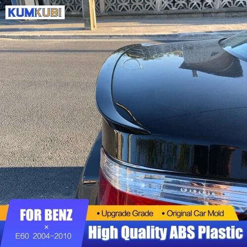 For BMW E60 Black Spoiler Exterior ABS Plastic Rear Roof Spoile Wing Trunk Lip For BMW E60 M5 520 525 528 535 Spoiler 2004-2010