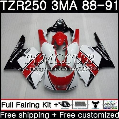 Body For YAMAHA TZR-250 3MA TZR 250 1988 1989 1990 1991 5HC.2 Stock red TZR250RR TZR250 RS RR YPVS TZR250 88 89 90 91 Fairing