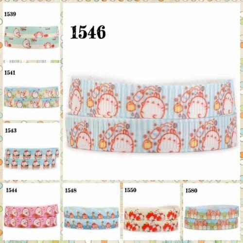 New 9mm 50 yards Japanese cartoon sumikko gurashi ribbon printed grosgrain ribbons free shipping