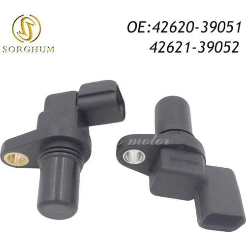 New 2pcs 42620-39051 42621-39052 Auto Transmission Input Output Speed Sensor For Kia Hyundai Dodge