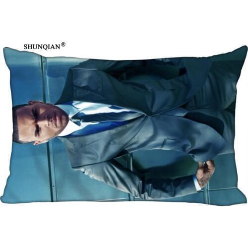New Custom Chris Brown Pillowcase Zippered Rectangle Pillow Cover Cases Size 45X35cm,40x60cm,45X75cm,50X75cm(Two sides)