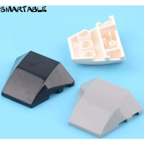 Smartable Wedge Curved 3x4 Triple Building Blocks MOC Parts Toy For Kids Compatible Major Brands 64225 30pcs/Lot