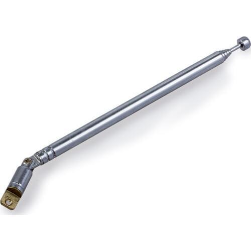 Replacement 49cm 19.3" 6 Sections Telescopic Antenna Aerial for Radio TV