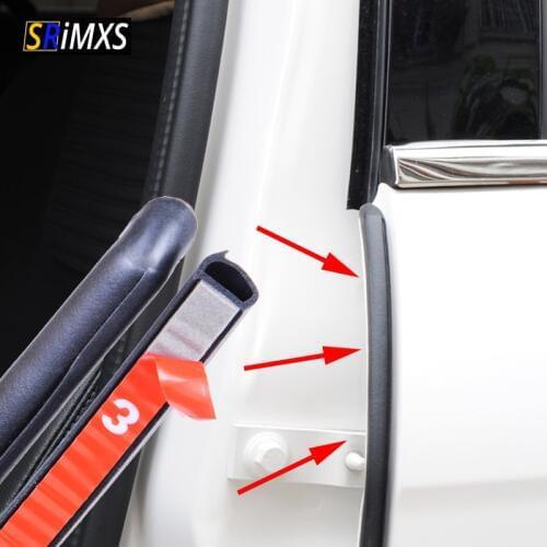 Car Rubber Seal Noise Insulation Car Door Seal strip Filler Weatherstrip For B Pillar Protection Sealant Strip For Auto
