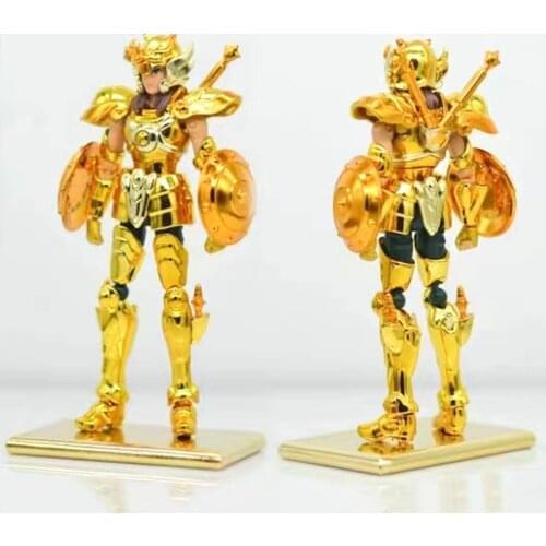 In Stock SG Model mini cloth myth DDP 100mm EX gold saint Libra Dohko with object action figure metal armor model toy DDP Size