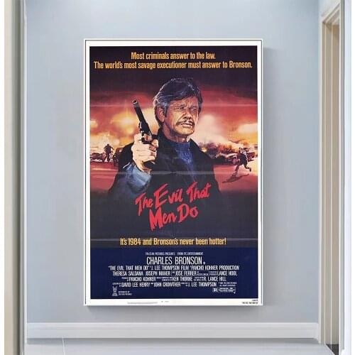 V0954 The Evil That Men Do Vintage Classic Movie Wall Silk Cloth HD Poster Art Home Decoration Gift