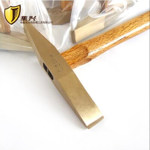 0.4kg,0.5kg,Explosion-proof wooden handle rust hammer, explosion-proof rust hamme, copper hammer, hand hammer