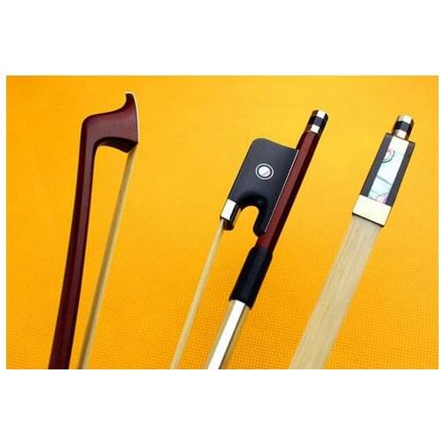 1 pc New Superior Brazil wood viola bows ebony frog viola parts