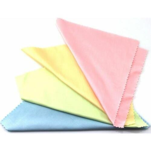 10Pcs Square Cleaning Cloth Microfiber Camera Lens Glasses Phone Screen Cleaner