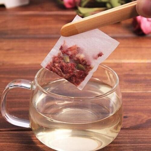 200pcs/lot Tea Bag Filter Paper Bags Heat Seal Teabags Tea Strainer Infuser Tea Bag for Herb Loose Tea