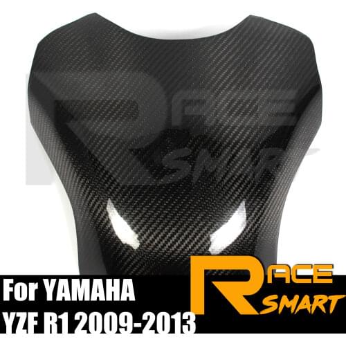 FOR YAMAHA YZFR1 2009 2010 2011 2012 2013 Motorcycle Accessories Carbon Fiber Tank Cover Protector Gas Fuel Case YZF R1 YZF-R1