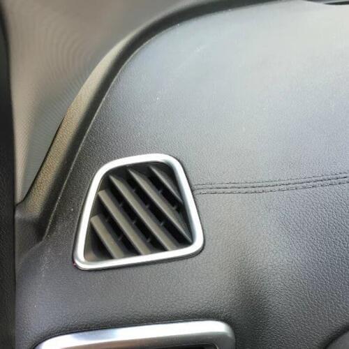 Chromium Styling For KIA Sportage KX5 2016 2017 Interior Upper Air Condition Vent Outlet Cover Trim Car Styling Accessories
