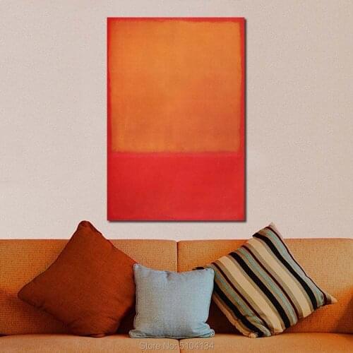 Mark Rothko Classical Oil Painting Canvas Painting Wall Art Picture Home Decor Living Room Modern No Frame