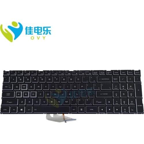 English backlit keyboard for Hasee Kingbook T64 T65 T66 black computers notebook keyboards backlight US QWERTY 102-015F2LHA13