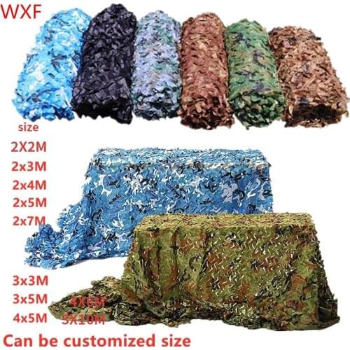 Redes de camuflaje militar para caza, refugio solar de 2x3m, 3x4m, 3x10m, 4x5m, 4x6m