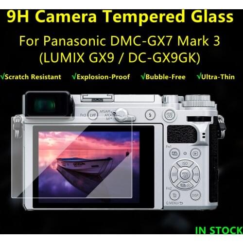 LUMIX GX9 DC-GX9GK Camera Protective Film Glass For Panasonic DMC-GX7 Mark3 Camera 9H Hardness Tempered Glass Screen Protector