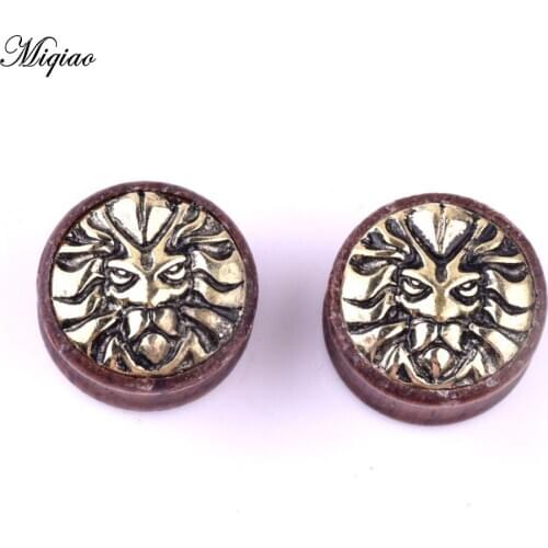 Miqiao 1pcs Wood Ear Plugs Gauges Tunnel Expander Piericing Stretcher Body Piercing Jewelry for Women Men