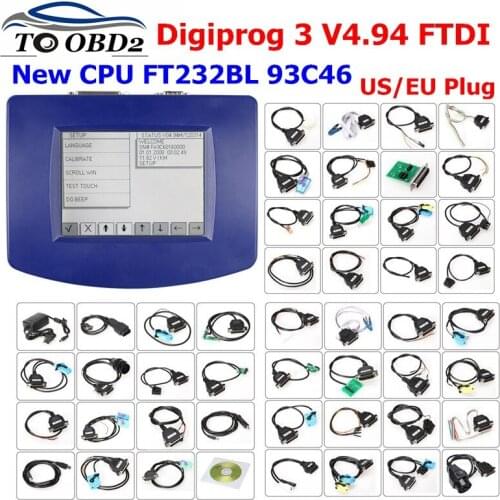 Latest Digiprog 3 V4.94 Digiprog III Digiprog3 Full Set Digiprog-3 DigiprogIII V4.94 Mileage Programmer tool
