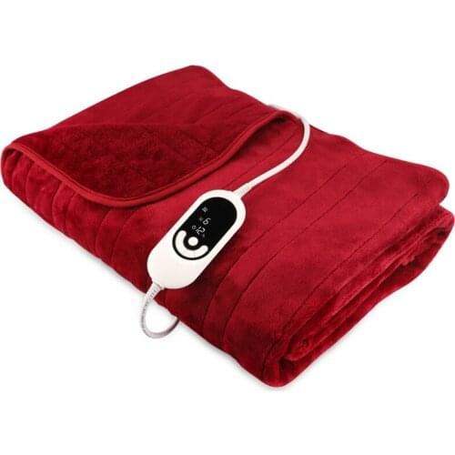 2021 Winter New Heated Warm Shawl Cape Blanket Super Soft Coral Flannel Electric Heated Throw Blanket